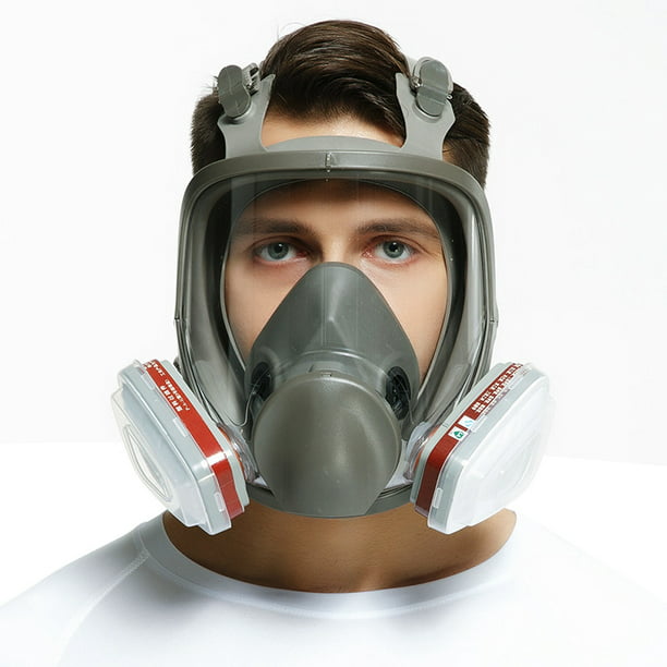 Máscara De Gas Respiración 6800 De Cara Completa Con Filtro