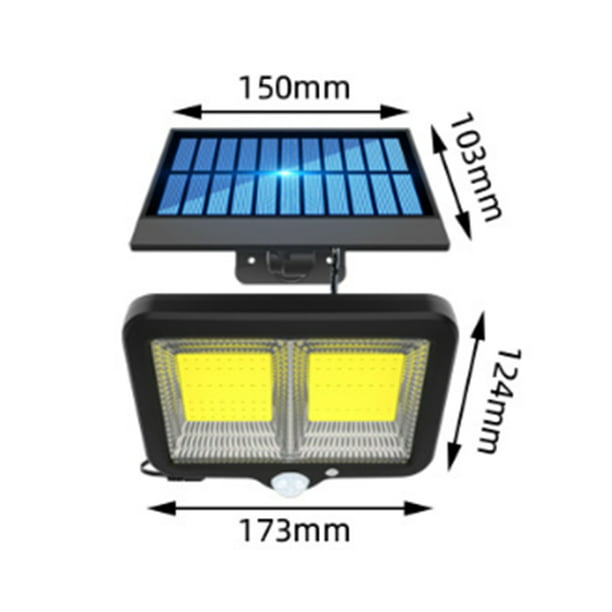 FMART Paquete de 4 focos solares RGBW con Bluetooth para paisaje, luz de  paisaje, luces solares para exteriores, luces solares para exteriores, para