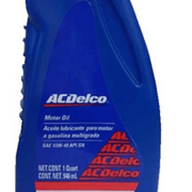 Aceite Para Motor 15w40 Acdelco Sl Multigrado Gasolina 4 Piezas De