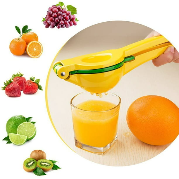 Exprimidor de limones - Exprimidor de limones manual 3 en 1 Exprimidor de  cítricos manual/exprimidor de limas, diseño único de doble tazón,  anticorrosión, adecuado para limones, limas, naranjas y cítr JFHHH pequeña