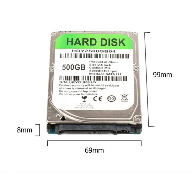Disco duro interno SATA III de 2,5 pulgadas, 5400 RPM, 80 GB, GB, 160 250 GB, 320 GB, 500 GB Hugtrwg Para estrenar | Walmart línea