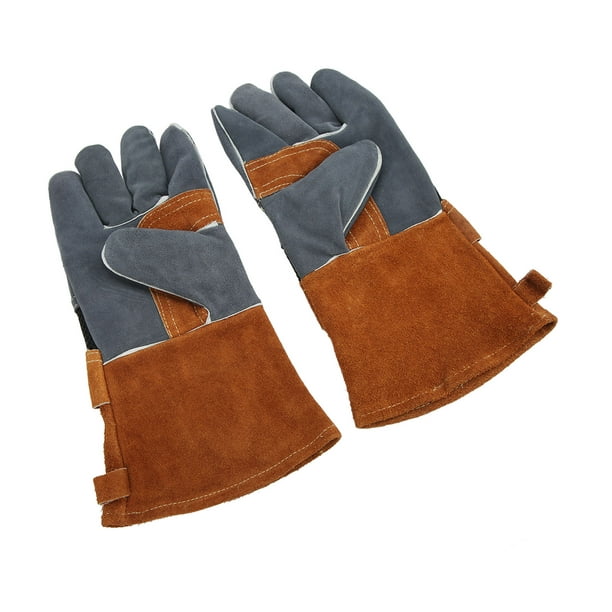 Guantes de parrilla de a prueba de fuego lavables Guantes de soldadura  protectores de seguridad resi kusrkot Guantes de parrilla para barbacoa