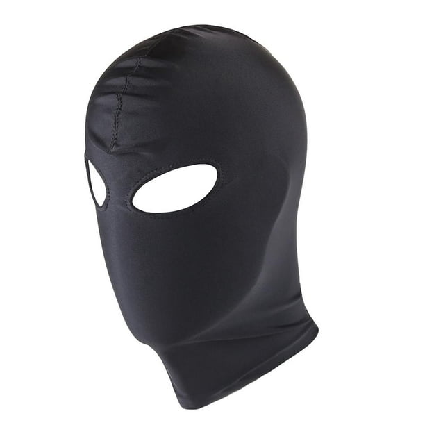  Máscara inflable de látex con capucha de cara completa, máscara  de látex con cremallera para respirar (XS, negro-transparente) : Salud y  Hogar