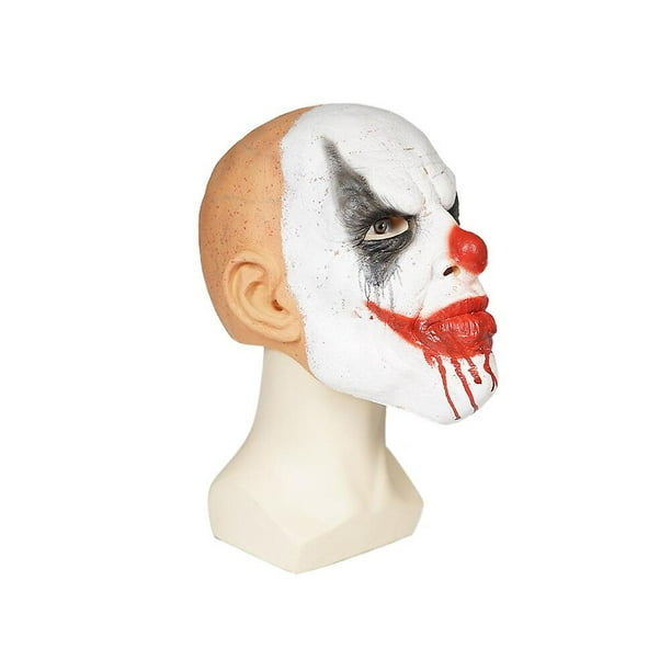 HENGYUTOYMASK Máscara realista de látex para hombre calvo, máscara de látex  para Halloween, máscara de goma para mascarada de cabeza completa