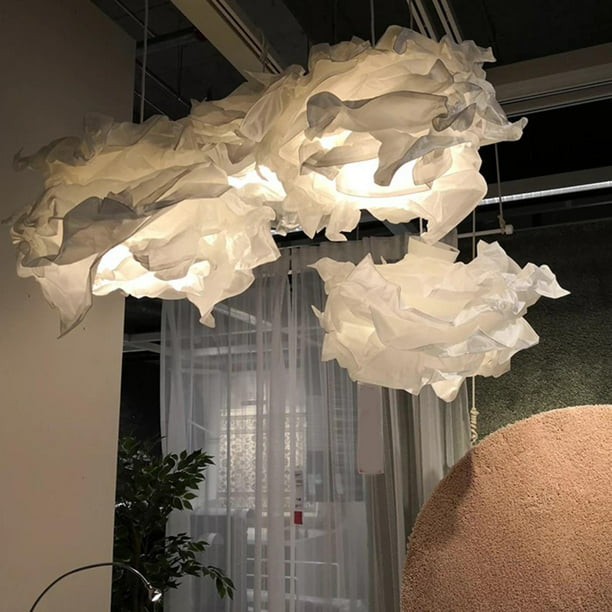 DOITOOL 2 piezas de pantalla de papel de arte cubierta de lámpara de papel  cubierta de luz de origami pantalla de techo lámpara colgante lámparas LED