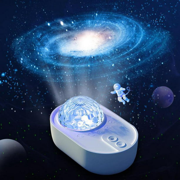 Proyector Luz Galaxia Velador Estrellas Led Usb Lampara !!! Color de la  estructura Blanco