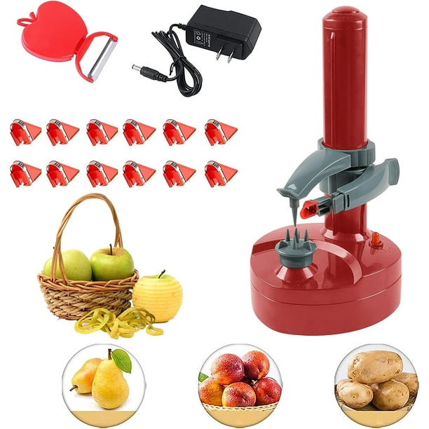 Pelador De Papas Patatas Automatico Electrico Rotativo Limones Manzanas  Nuevo