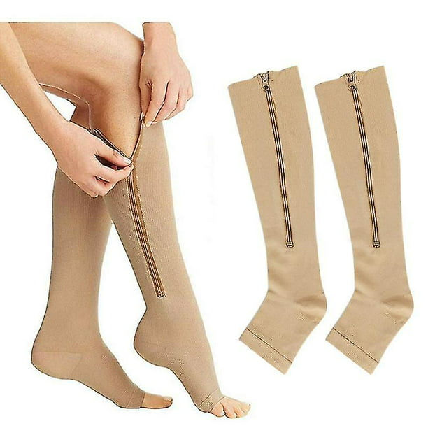 Calcetines de médica Cremallera de pierna profesional Calcetines de mujer gruesos Kuyhfg Sin marca | Walmart línea