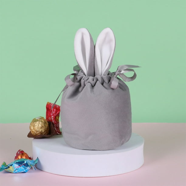 Advancent Excelentes bolsas de regalo de conejitos para Pascua, regalos  bonitos y fáciles de llevar, decoraciones de Pascua Kits de decoración para  fiestas RBD-TR azul 9*13cm