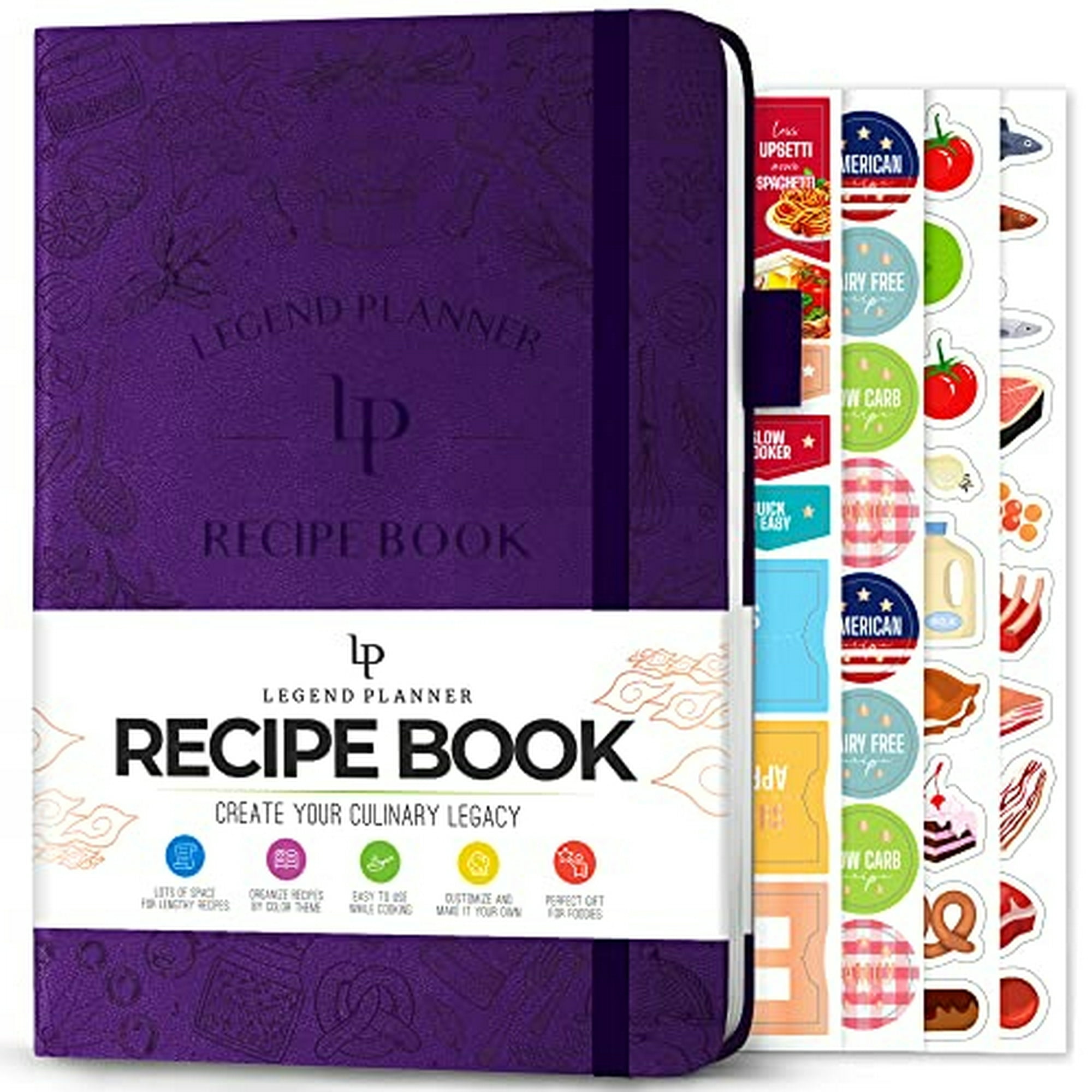 Cuaderno Recetas Cocina Recetario Variado Bazar Trendy