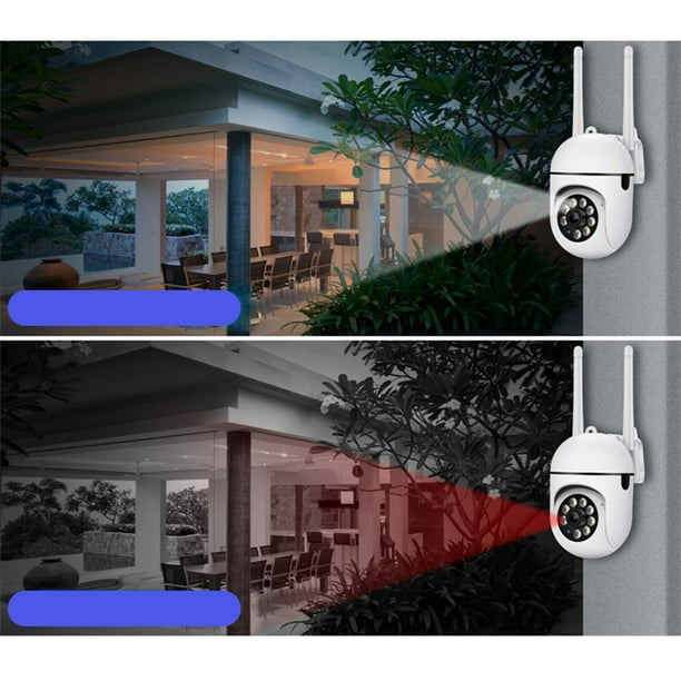 Camara De Seguridad 360 Para Casa Exterior Vigilancia WiFi 1080P Security  Camera