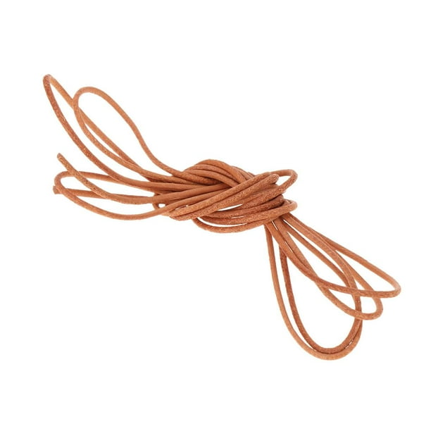 1mm 1 5mm 2 mm Cuerda Cuero para Manualidades Cordón de Cuero