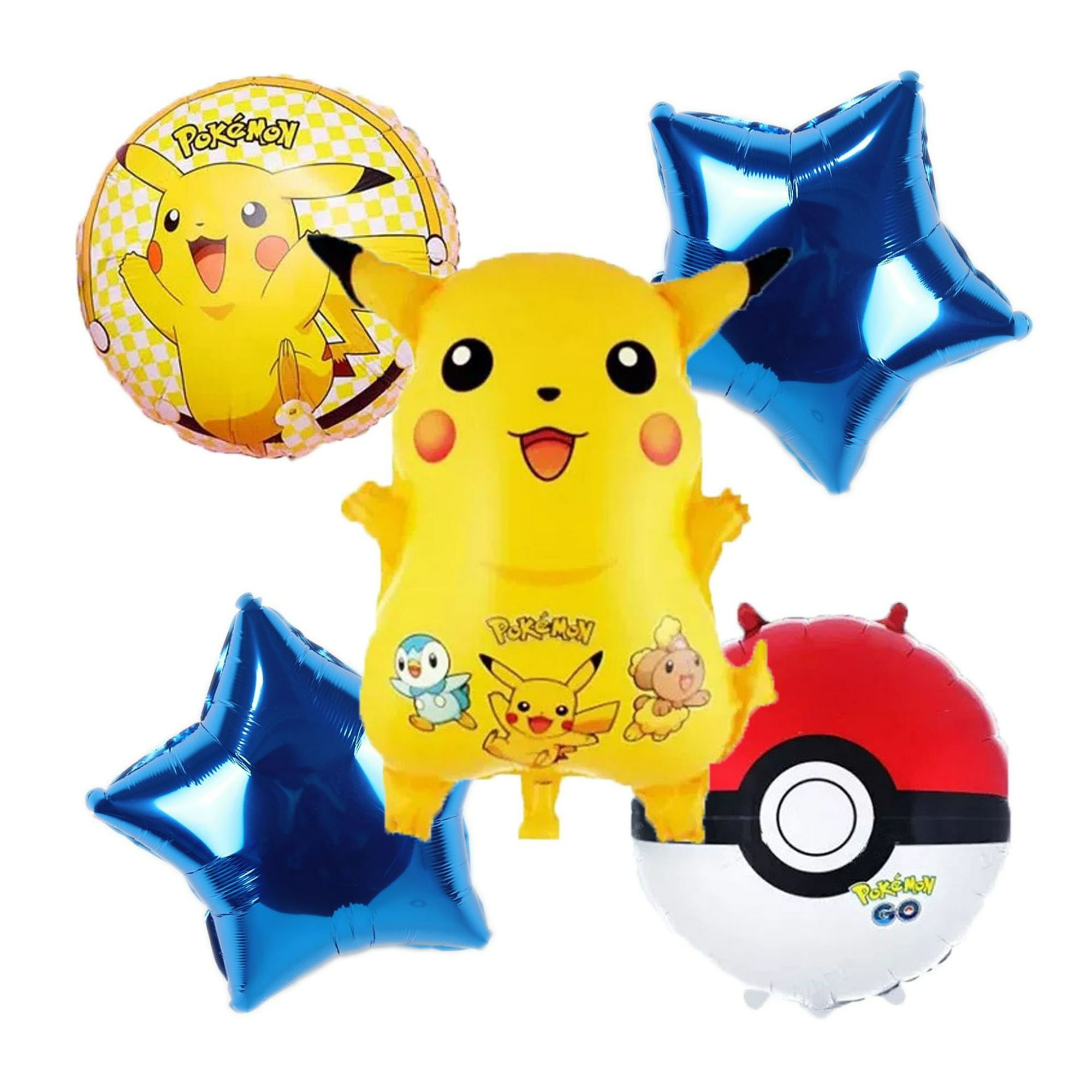 Set De Globos Pikachu Pokemon Decoracion De Fiesta 43 Piezas