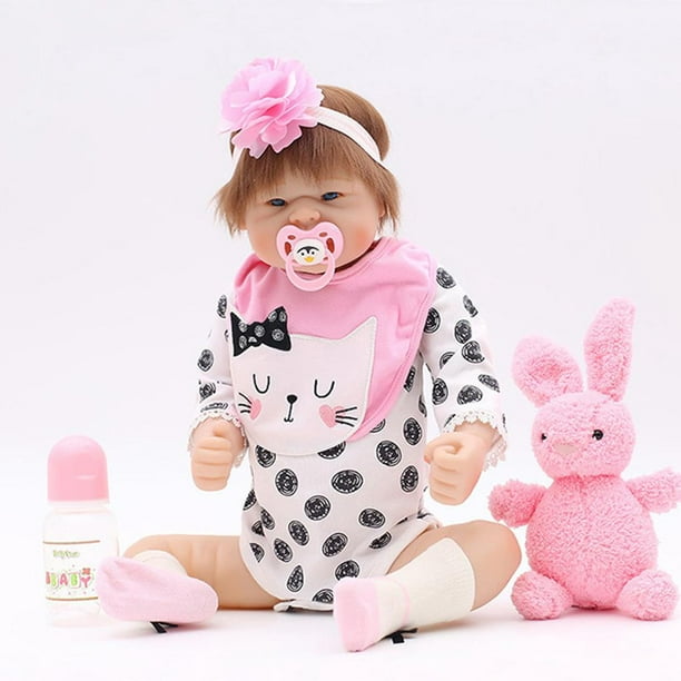 Ropa de muñeca Reborn para niña, accesorios de atuendo rosa para muñecas  Reborn de 20 a 22 pulgadas