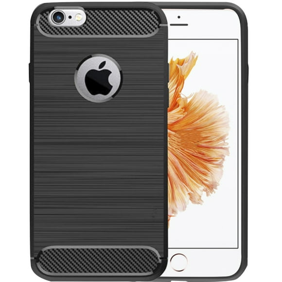 funda premium fibra de carbono para iphone 6 plus 6s plus suave flexible color negro netonbox fibra de carbono para iphone