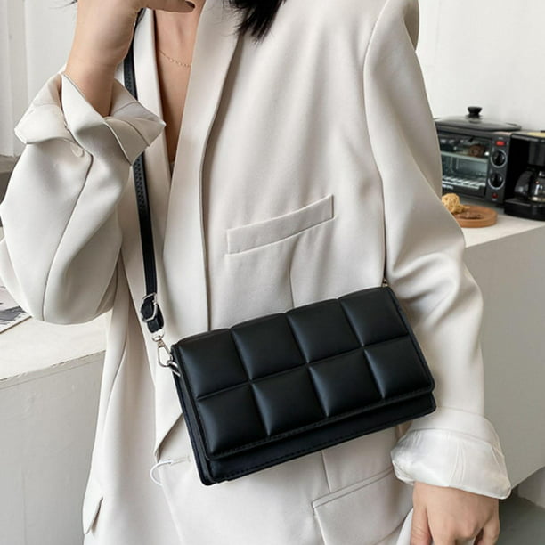 Bolsas de hombro piedra blanco Crossbody para mujeres 2021 Bolso pequeño  bolso PU Cuero Cuero Mano Diseñador de Damas Mujer
