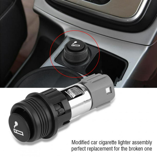  Encendedor de cigarrillos de coche 12 V 0.787 in salida de  enchufe de coche para decoración interior del coche encendedor de  cigarrillos accesorios : Automotriz