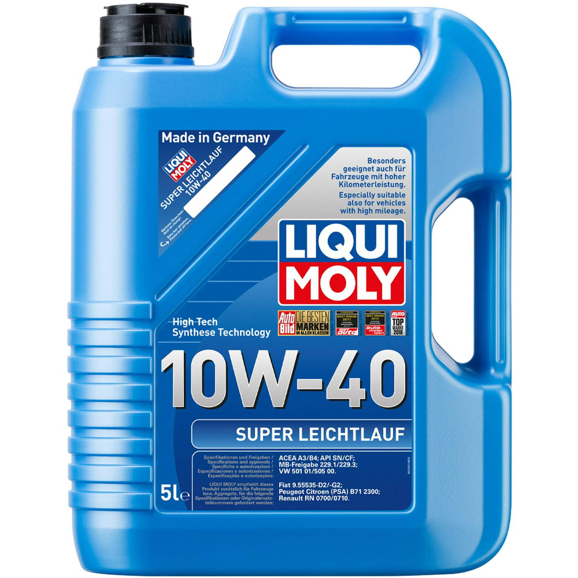 Aceite 10w40 mos2 5 litros liquimoly