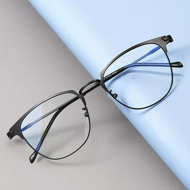 Gafas de ordenador de moda, gafas de decoración, gafas de filtro de luz  azul de marco grande para ju Colco anteojos de computadora