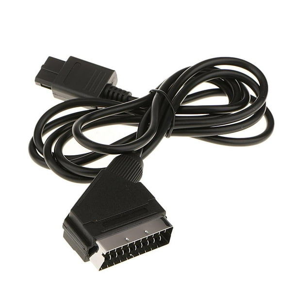 para conso de juegos SNES NTSC 64 Super , cable de euroconector RGB,  adaptador de audio / vídeo de TV de 1,8 metros Soledad Cable Scart Scart de  RGB
