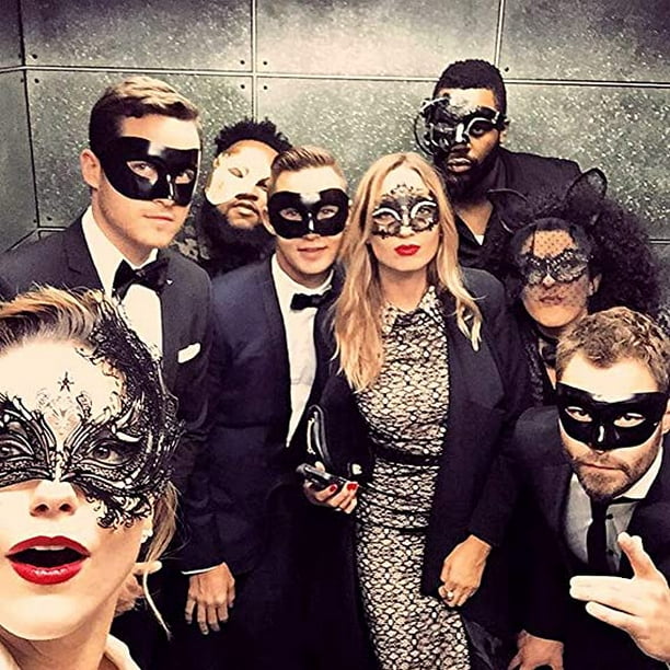 Para mujer Pluma Mascarada Máscara Veneciana Máscara de ojos para Fiesta  Baile de graduación