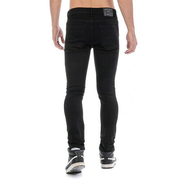 Koroshi Pantalón Jean Denim Super Skinny Color Negro para Hombre, de Color  Denim Negro, Talla 30: : Moda