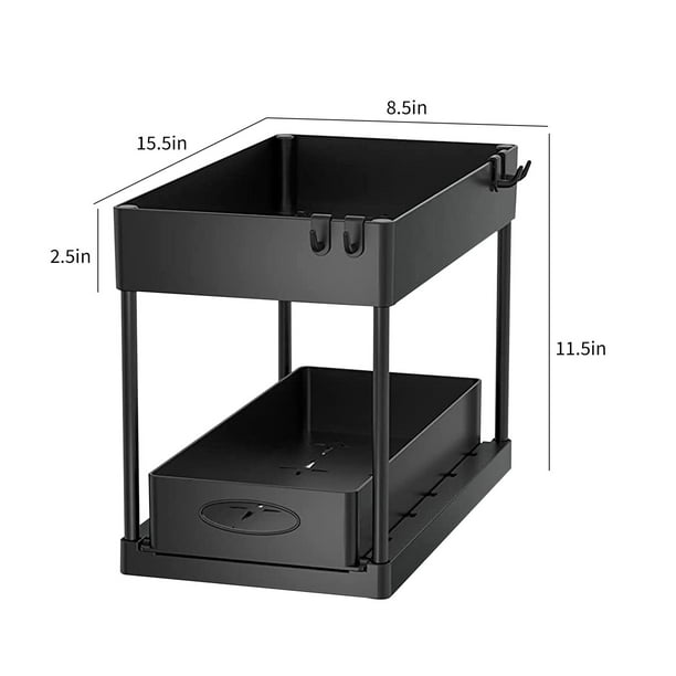 Organizador De Almacenamiento De Cocina Debajo Del Fregadero, Cajón  Deslizante, Soporte Multiusos De 2 Niveles Para De 21,21 €