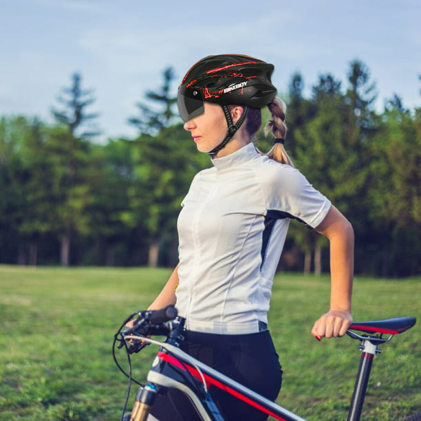 Casco de bicicleta para hombre, casco de seguridad para bicicleta