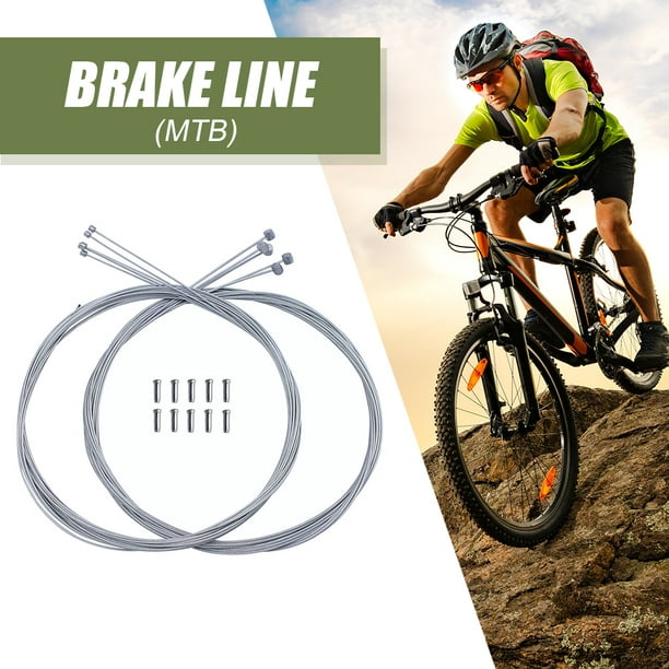 Cable de cambio de cable de freno de bicicleta, cable de engranaje de  bicicleta para bicicleta de montaña, juego de cables de freno de bicicleta  para
