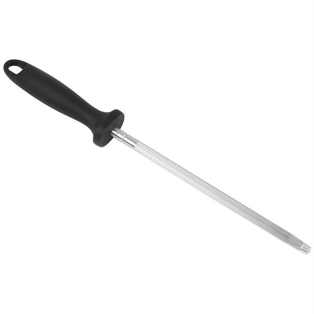 Afilador de cuchillo o Chairas de acero con mango de plástico 1.35 euros