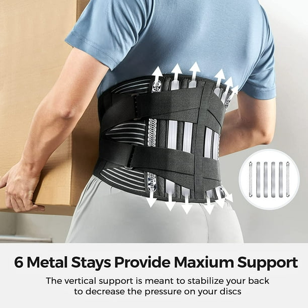  Cinturón de soporte lumbar para espalda totalmente