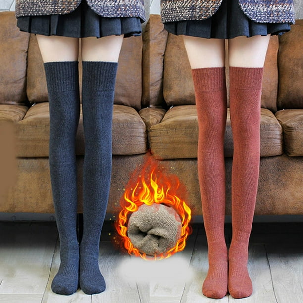 Haebfsl Girlfriend - Calcetines altos hasta la rodilla para mujer,  calcetines largos de tubo atlético, calcetines de compresión unisex para  niñas
