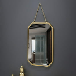 Espejo redondo dorado para pared, elegante espejo de pared colgante de  color dorado, espejo de tocador, espejo de baño y sala de estar -   México