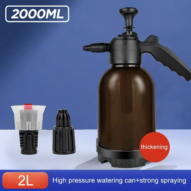 Pulverizador de mano para coche Capacidad de 2L Espuma Botella de agua  Presión de aire Lavadora de coches Olla Ndcxsfigh Accesorios para autos y  motos