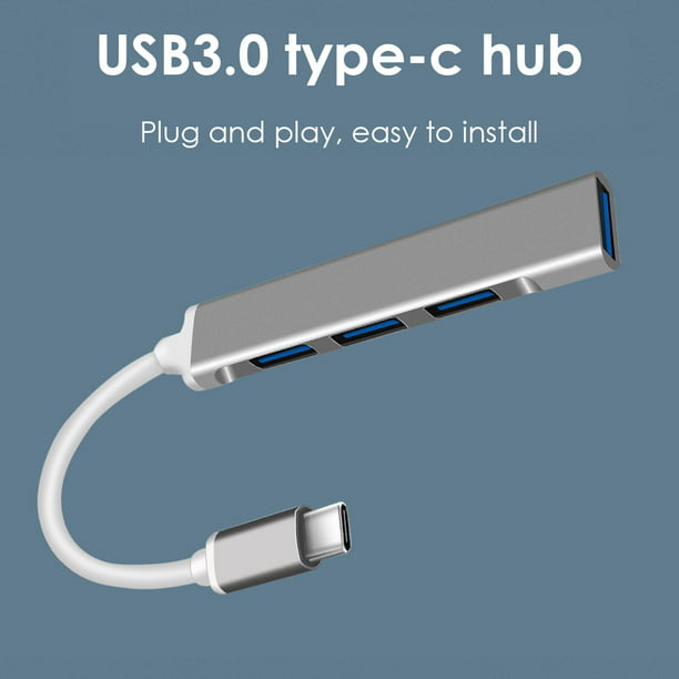 Divisor de Concentrador -en-1 Multipuerto USB C Tipo C a USB3.0