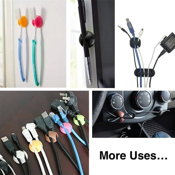 Wdftyju Bandeja para cables debajo del escritorio - Gestión de cables para  la oficina y el hogar Incluye 5 bridas Wdftyju 6ds9qx9zw9kh1nz3D03