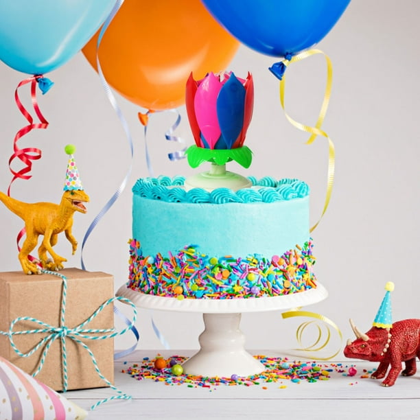 10 velas azules mágicas para decoración de tartas de cumpleaños celebran  con lindas velas mágicas que no se apagan fiesta decoraciones : :  Hogar y cocina