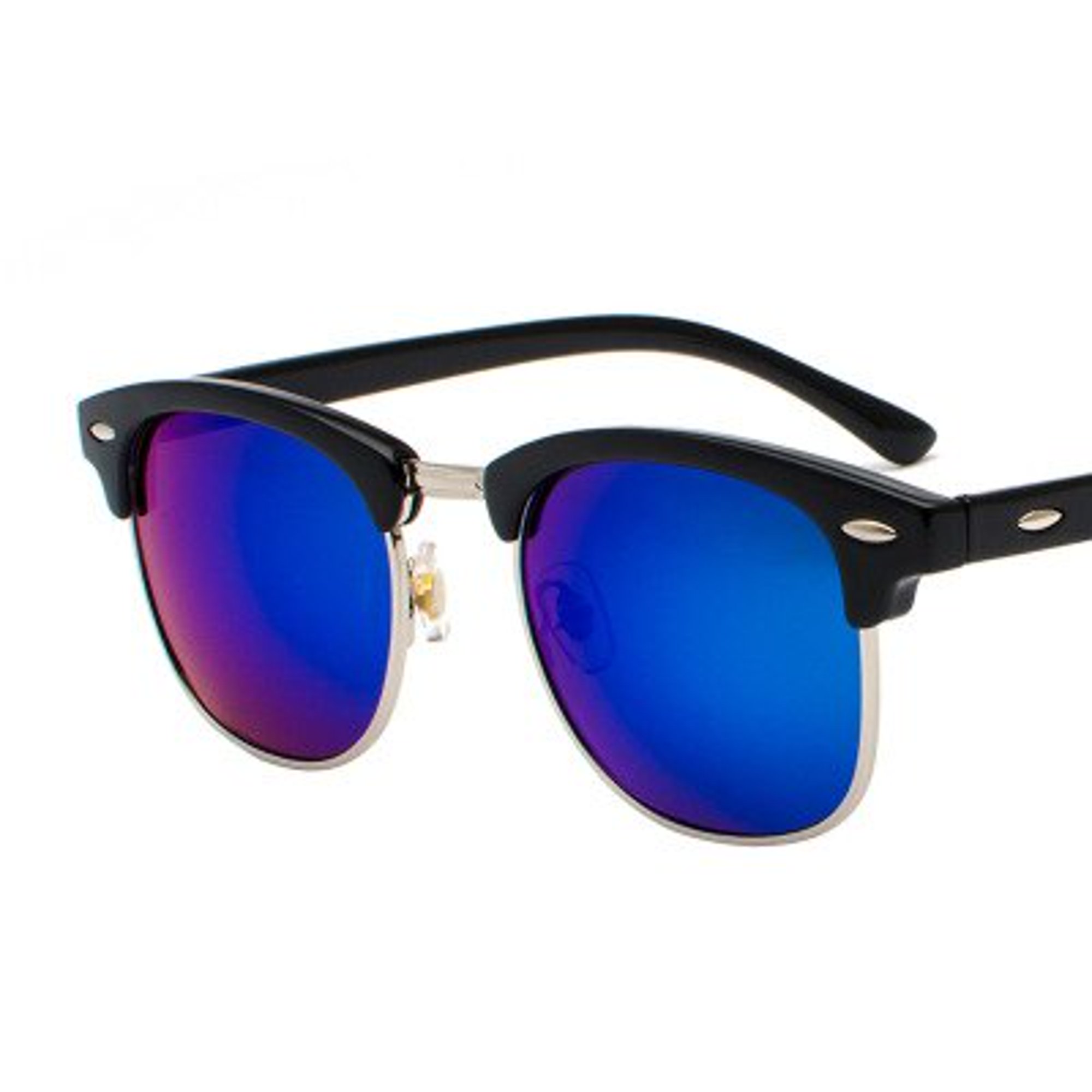 Gafas de sol polarizadas para hombre y mujer, con montura semisin