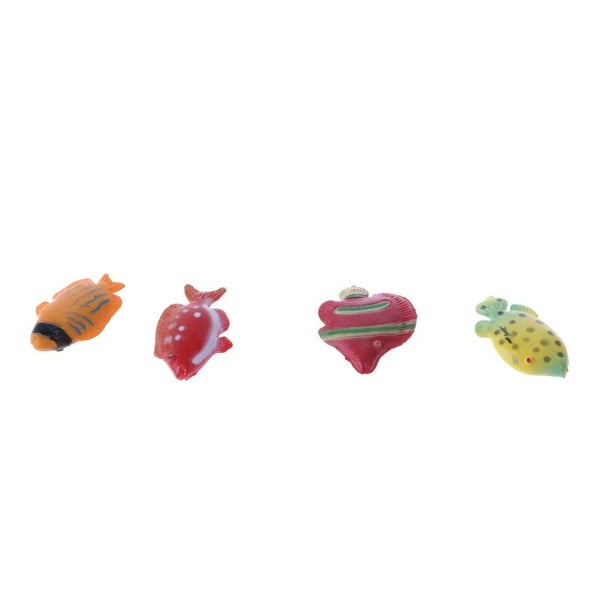 24x Plástico Peces Marinos De Peces Marinos Pequeña Figura Juguete Modelo  De perfke Juguete de animales para niños