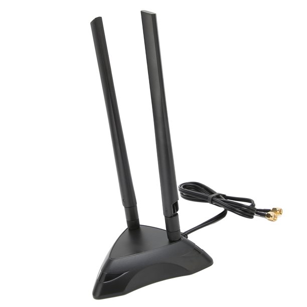 Antena Wifi de banda dual de 2,4 GHz y 5 GHz, base magnética de