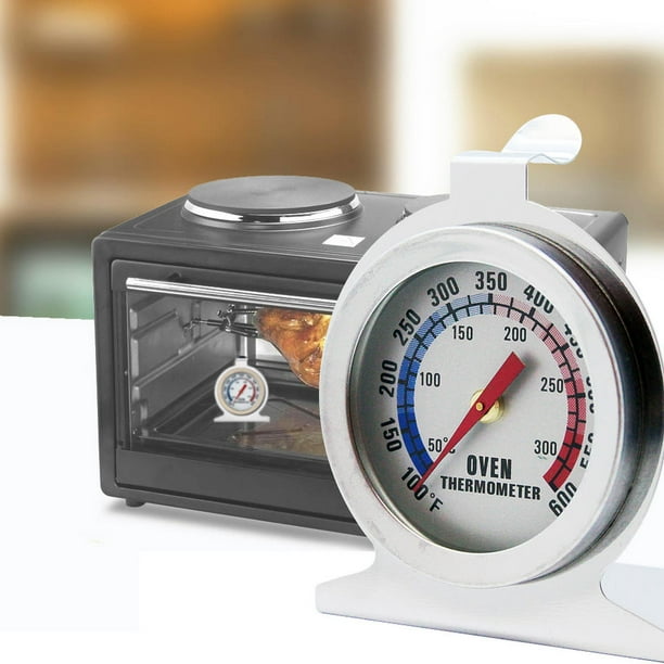 Termómetro de horno de acero inoxidable para hornos de parrilla, utensilios  de cocina, termómetro de monitoreo de cocina, lectura instantánea y prácti
