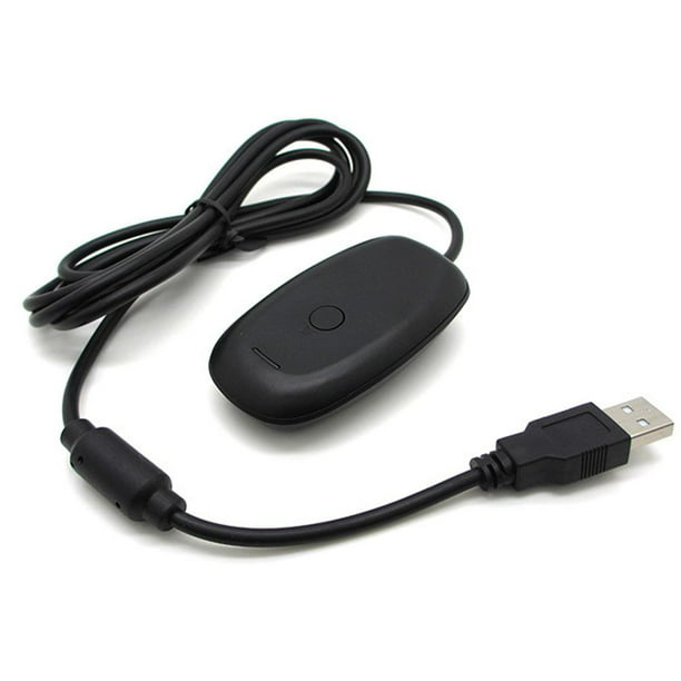  Oussirro Controlador inalámbrico para Xbox 360, 2.4 GHZ Gamepad  remoto para PC Windows 7, 8, 10 con adaptador receptor, sin conector de  audio (negro) : Videojuegos