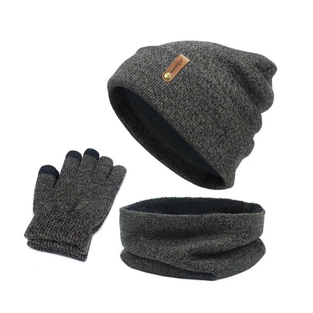 guantes para el frio bufandas de mujer hombre gorros de invierno juego  chalina .