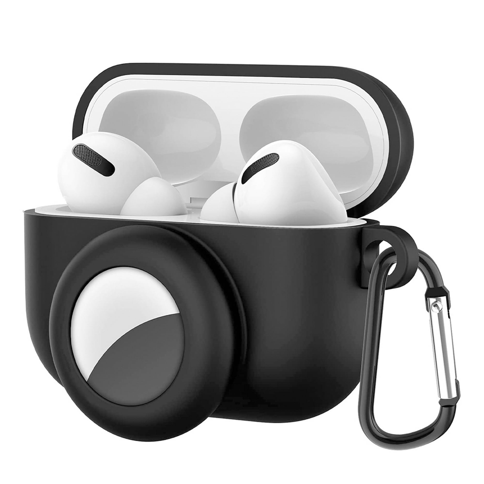 4 Fundas Para AirPods Pro De Silicon Negro Rojo Marino Blanco