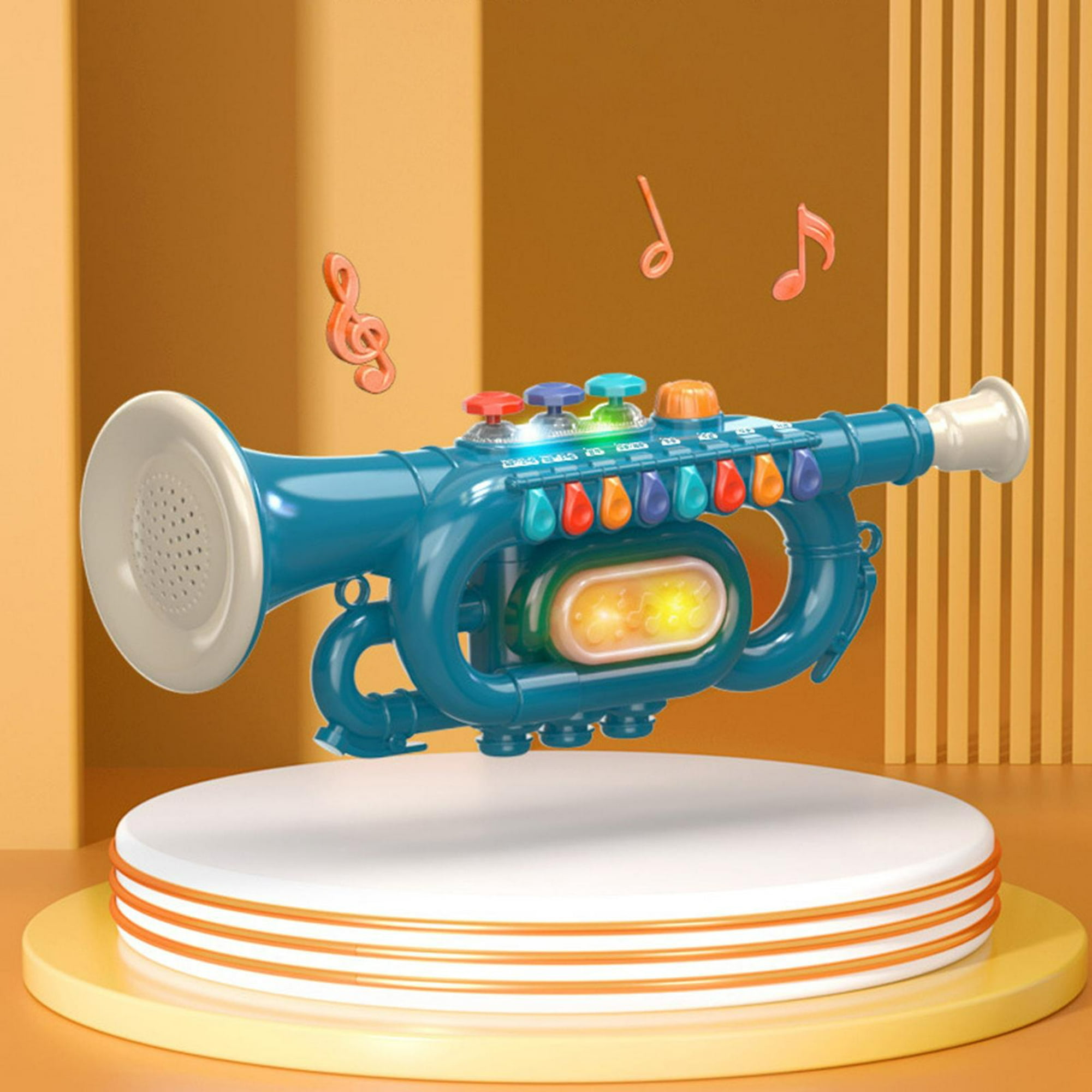 Juguete de trompeta juguete de trompeta fácil de operar color vivo  educativo para niños para reunión ANGGREK Otros