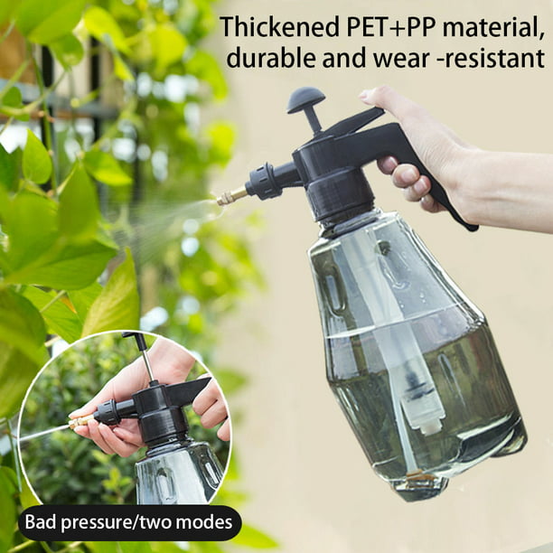 PULVERIZADOR Manual a presión de 1,5 l, botella pulverizadora de agua para  jardín, herramientas de