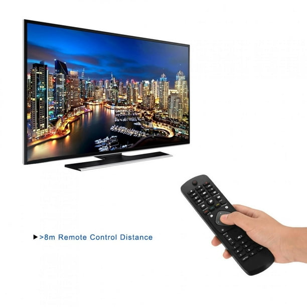 Mando a distancia de TV, reemplazo universal de control remoto para Philips  HOF16H303GPD24, control remoto de televisión de larga distancia para