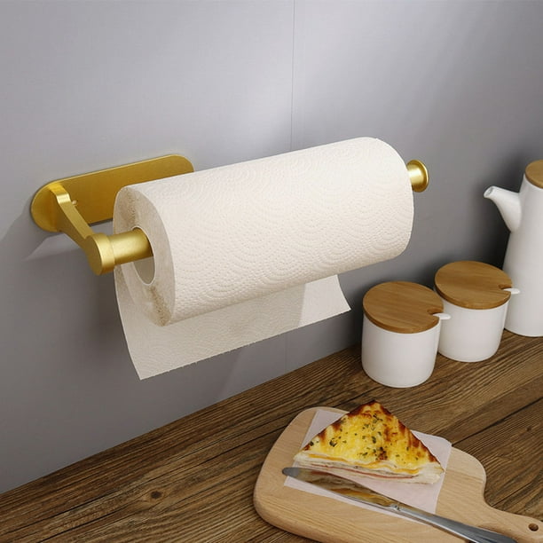  Toallero dorado para toallero, juego de accesorios de baño,  juego de accesorios de baño, 2 piezas de soporte de papel higiénico :  Herramientas y Mejoras del Hogar