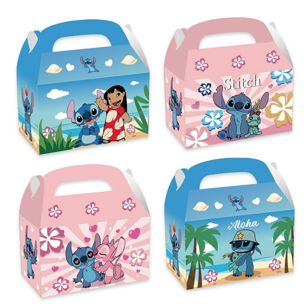 Bolsas de regalo de fiesta de Lilo y Stitch para niños, bolsas de