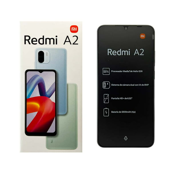 Xiaomi Redmi A2 3GB/64GB Verde - Teléfono móvil